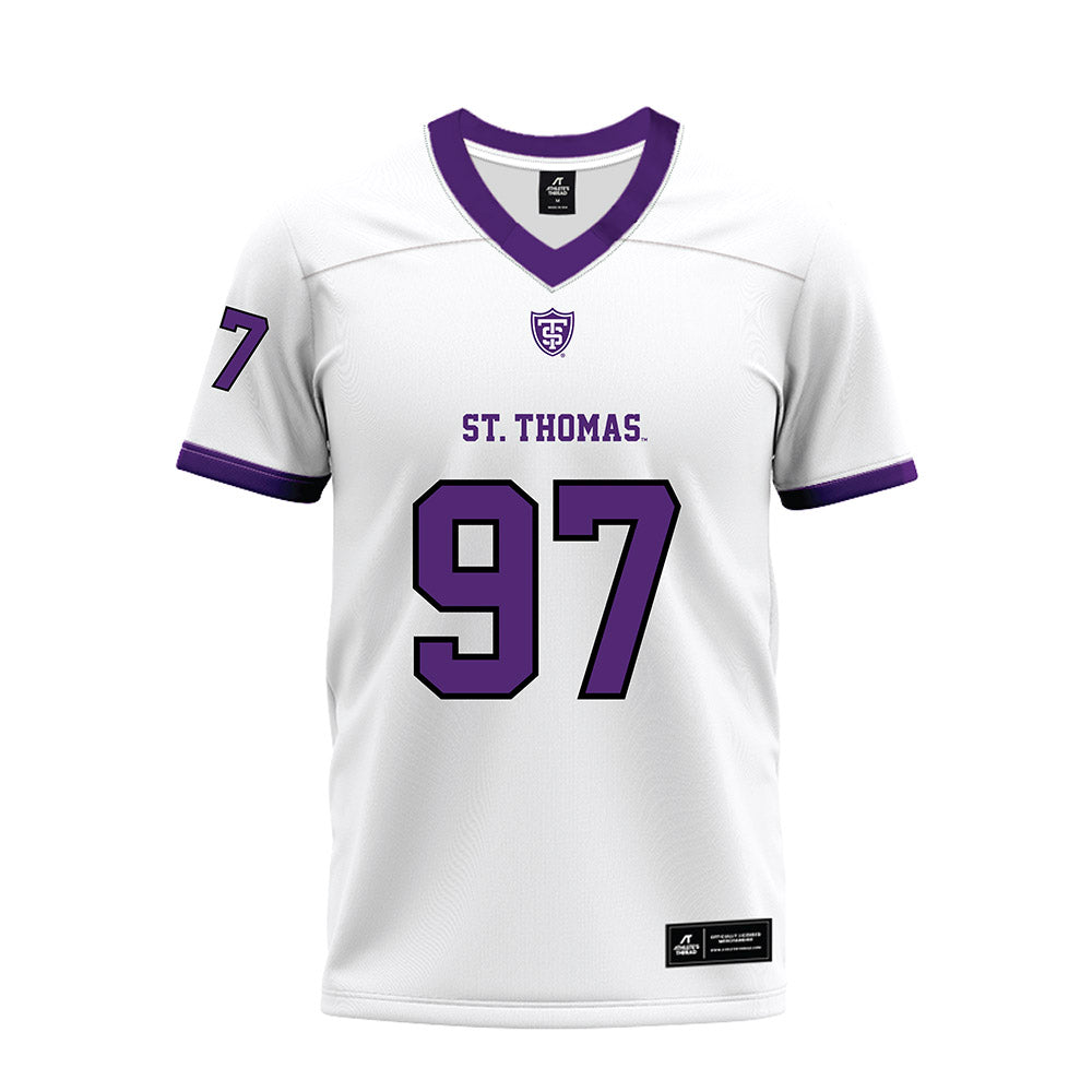 UST - NCAA Football : Declan Walsh - White Premium Football Jersey-0