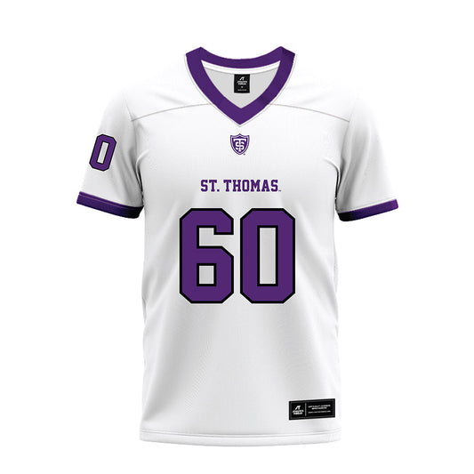 UST - NCAA Football : Nathan Rathkamp - White Premium Football Jersey-0