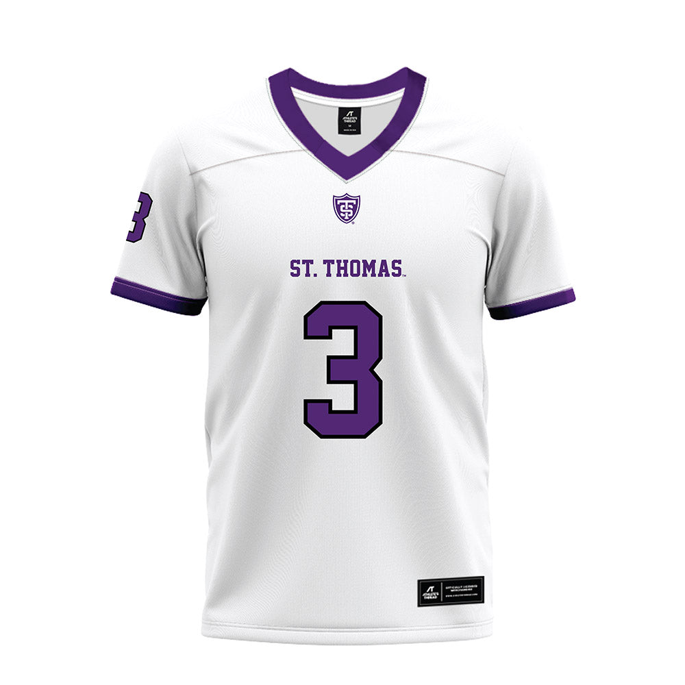 UST - NCAA Football : Quentin Cobb-butler - White Premium Football Jersey-0