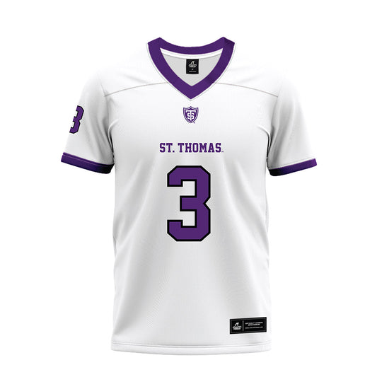 UST - NCAA Football : Quentin Cobb-butler - White Premium Football Jersey-0