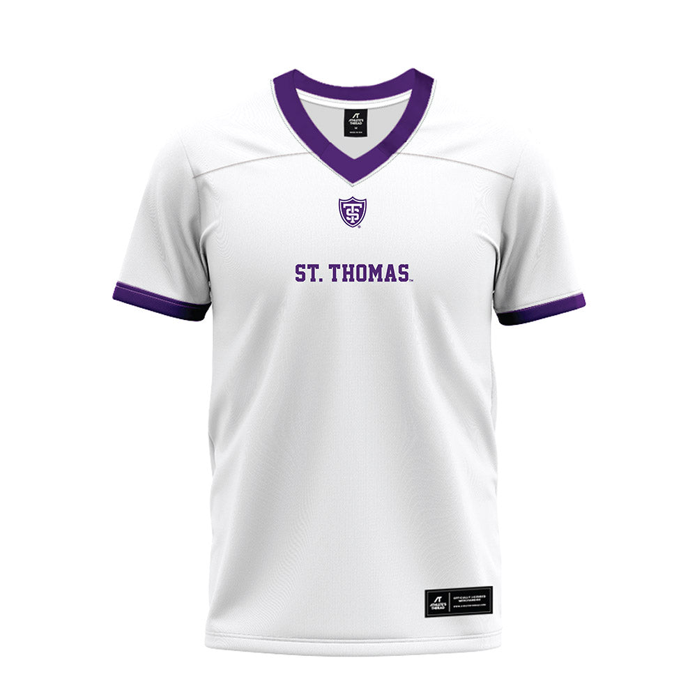 UST - NCAA Football : Javaris Morgan - White Premium Football Jersey-0