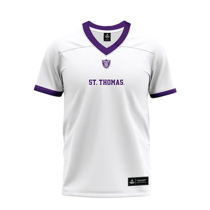 UST - NCAA Football : Javaris Morgan - White Premium Football Jersey-0