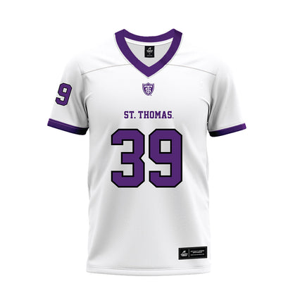 UST - NCAA Football : Ben Hoiland - White Premium Football Jersey-0