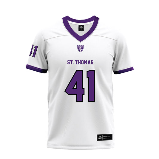 UST - NCAA Football : Walker Owens - White Premium Football Jersey-0