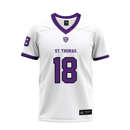 UST - NCAA Football : Stefano Giovannelli - White Premium Football Jersey-0