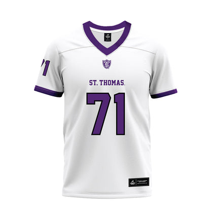 UST - NCAA Football : Aiden Horel - White Premium Football Jersey-0