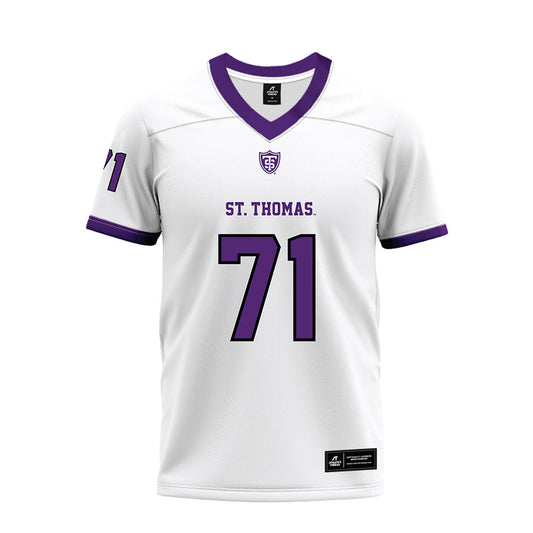 UST - NCAA Football : Aiden Horel - White Premium Football Jersey-0