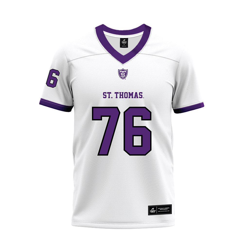 UST - NCAA Football : David Regnier - White Premium Football Jersey-0