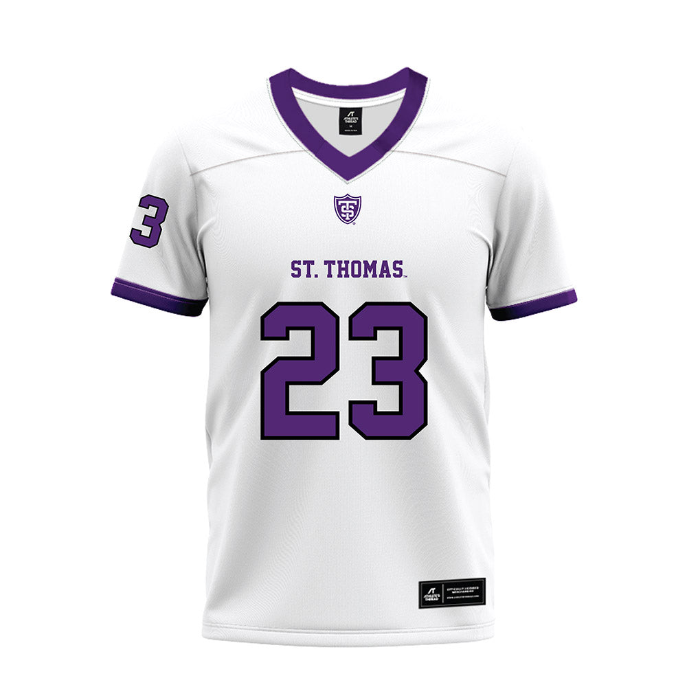 UST - NCAA Football : Peyton Himley - White Premium Football Jersey-0