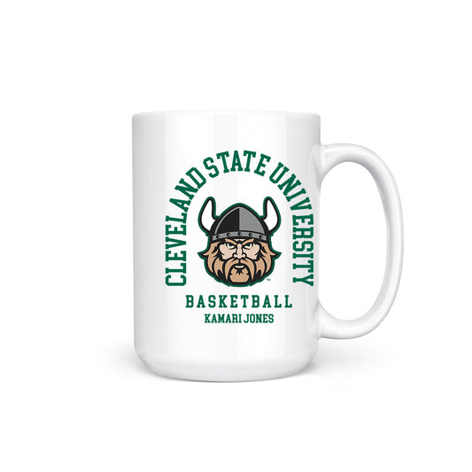 Cleveland State - NCAA Men's Basketball : kamari jones - Coffee Mug-0