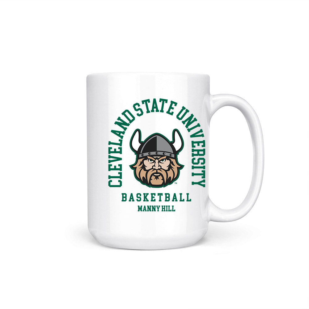 Cleveland State - NCAA Men's Basketball : Manny Hill - Coffee Mug-0