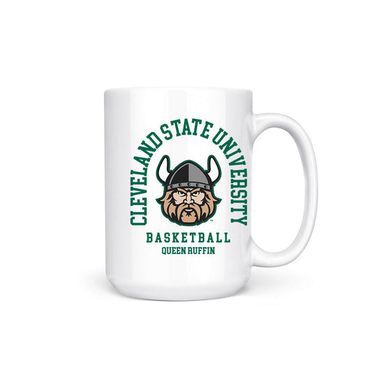 Cleveland State - NCAA Women's Basketball : Queen Ruffin - Coffee Mug-0