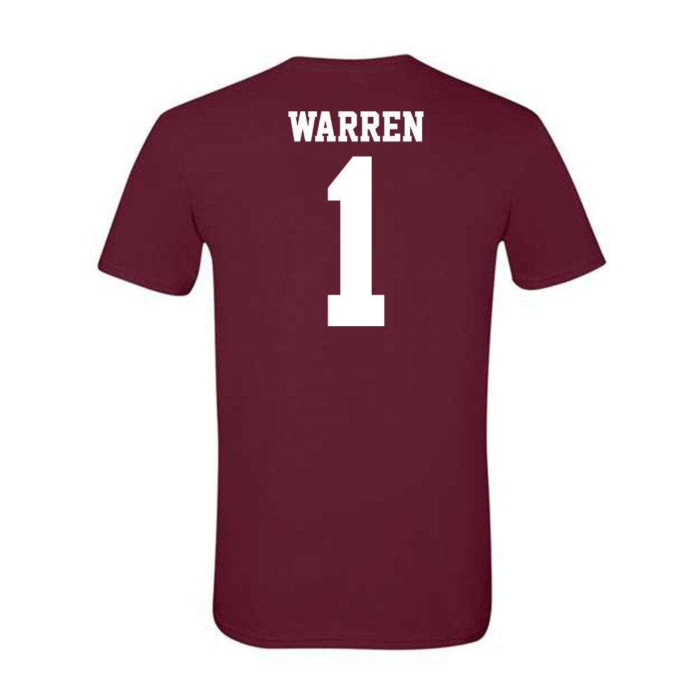Mississippi State - NCAA Men's Basketball : Dellquan Warren - Classic Shirsey Soft Style T-Shirt-1