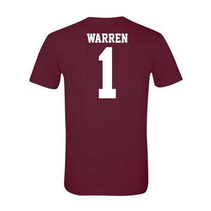 Mississippi State - NCAA Men's Basketball : Dellquan Warren - Classic Shirsey Soft Style T-Shirt-1