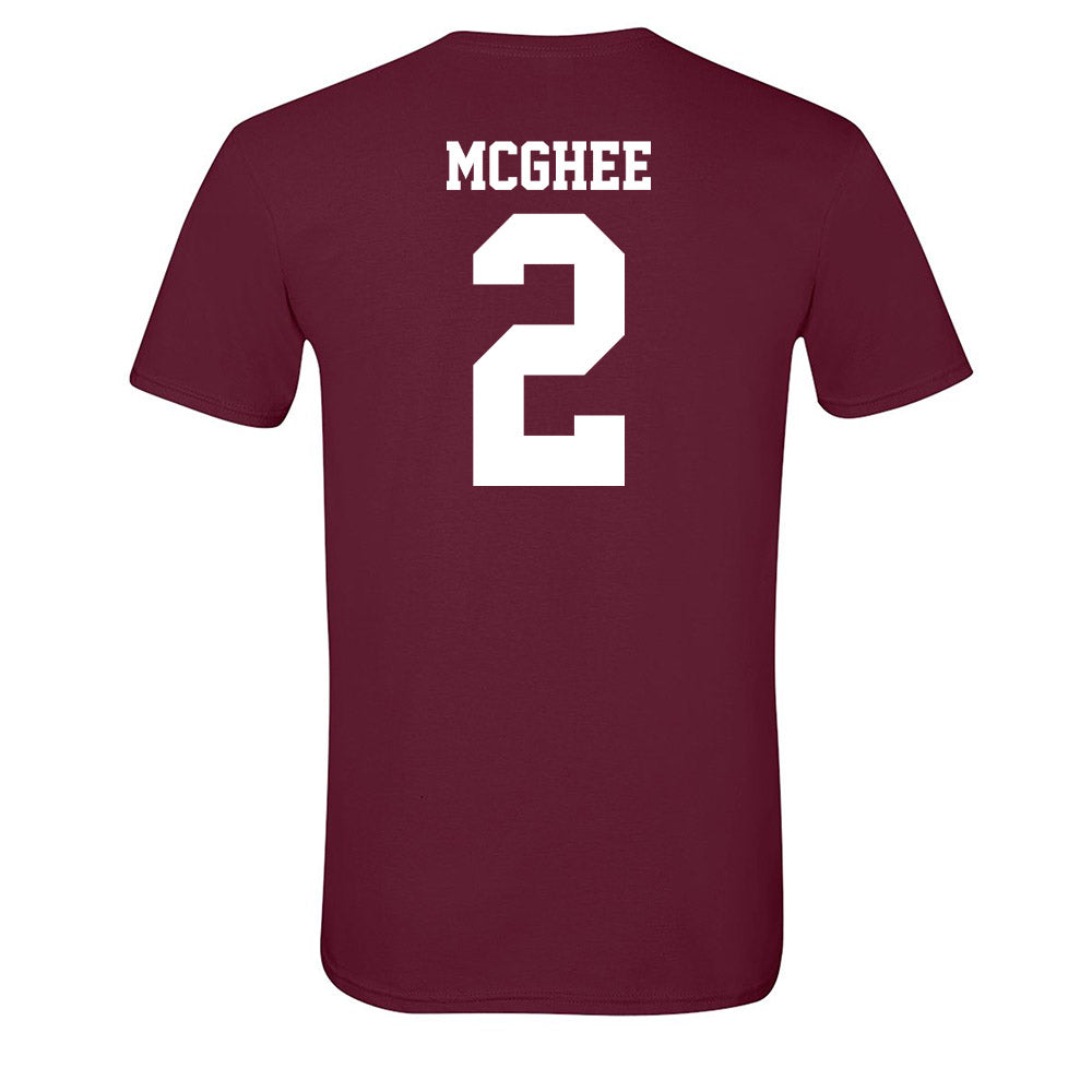 Mississippi State - NCAA Men's Basketball : Jaborri Mcghee - Classic Shirsey Soft Style T-Shirt-1