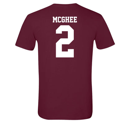 Mississippi State - NCAA Men's Basketball : Jaborri Mcghee - Classic Shirsey Soft Style T-Shirt-1