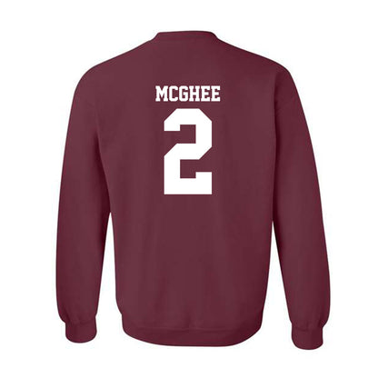 Mississippi State - NCAA Men's Basketball : Jaborri Mcghee - Classic Shirsey Crewneck Sweatshirt-1