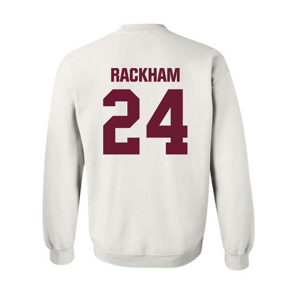 WTAMU - NCAA Baseball : Zac Rackham - Classic Shersey Crewneck Sweatshirt-1