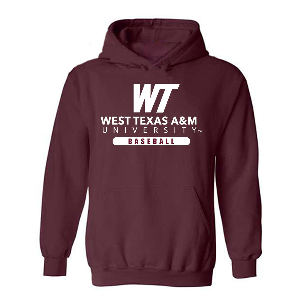 WTAMU - NCAA Baseball : Jake Alwine - Hooded Sweatshirt-0