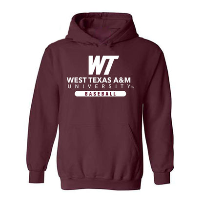 WTAMU - NCAA Baseball : Jake Alwine - Hooded Sweatshirt-0