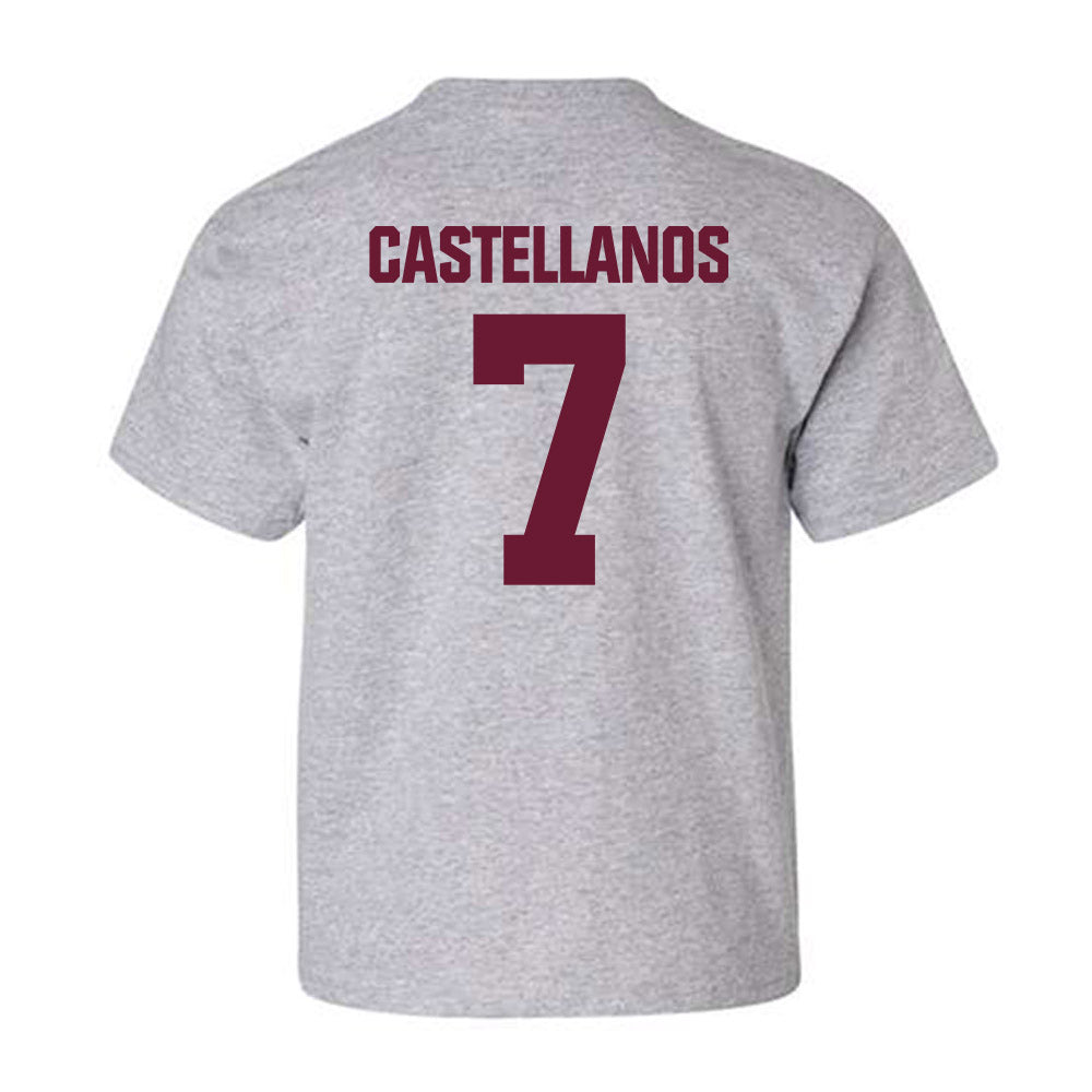 WTAMU - NCAA Baseball : Daniel Castellanos - Youth T-Shirt-1