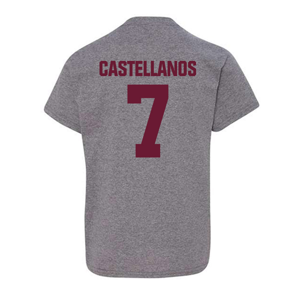 WTAMU - NCAA Baseball : Daniel Castellanos - Youth T-Shirt-1