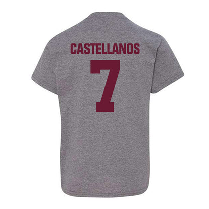 WTAMU - NCAA Baseball : Daniel Castellanos - Youth T-Shirt-1