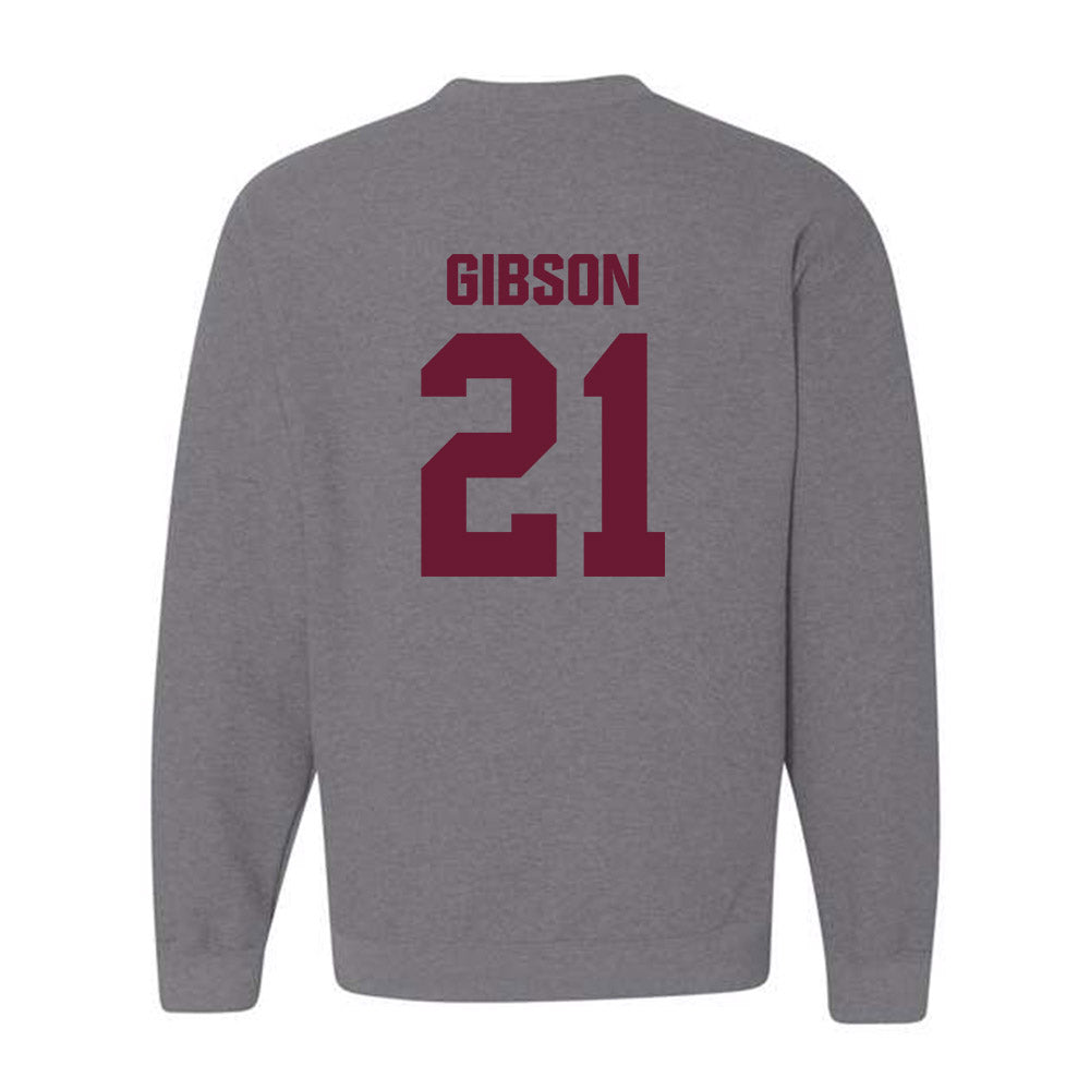 WTAMU - NCAA Men's Basketball : Logan Gibson - Crewneck Sweatshirt-1