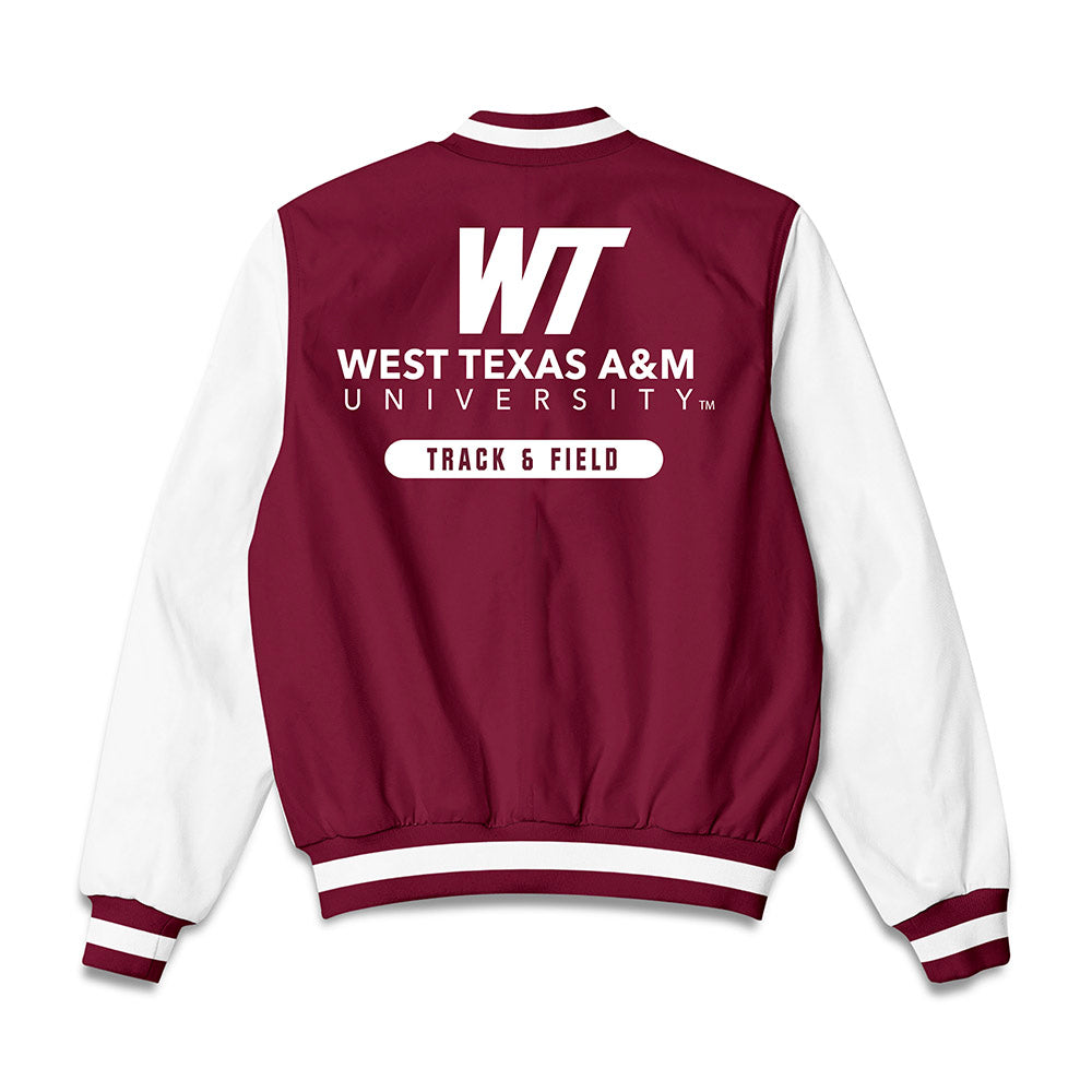WTAMU - NCAA Women's Track & Field : Hadley Johnson - Bomber Jacket-1