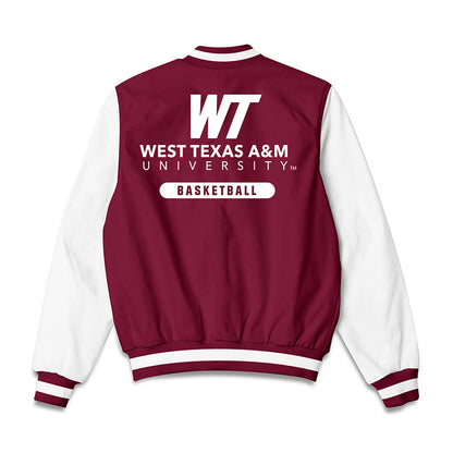 WTAMU - NCAA Women's Basketball : Claire Graham - Bomber Jacket-1