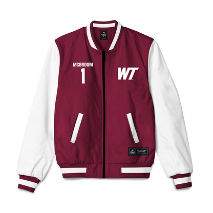 WTAMU - NCAA Women's Basketball : Zoey McBroom - Bomber Jacket-0