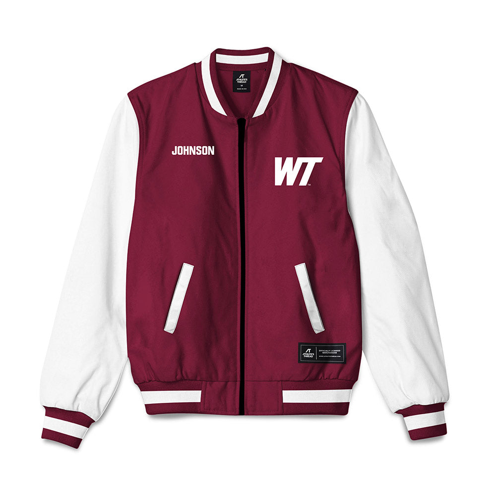 WTAMU - NCAA Women's Track & Field : Hadley Johnson - Bomber Jacket-0
