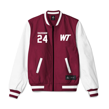 WTAMU - NCAA Baseball : Zac Rackham - Bomber Jacket-0