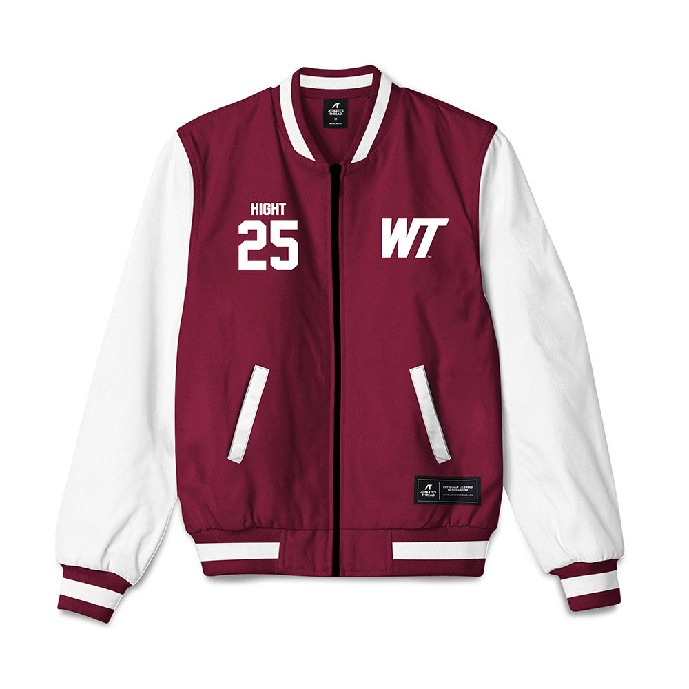 WTAMU - NCAA Softball : Maddie Hight - Bomber Jacket-0