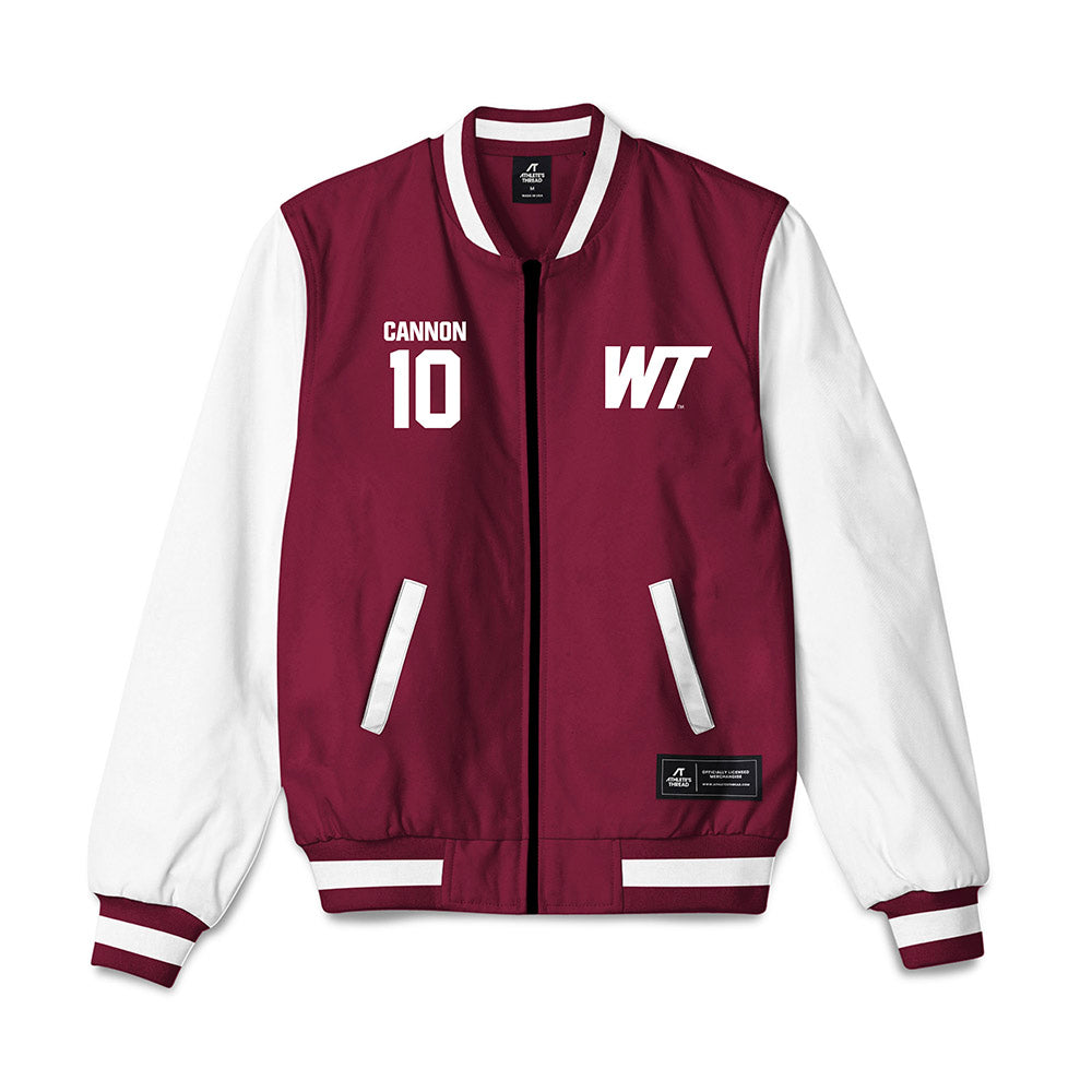 WTAMU - NCAA Softball : Avery Cannon - Bomber Jacket-0