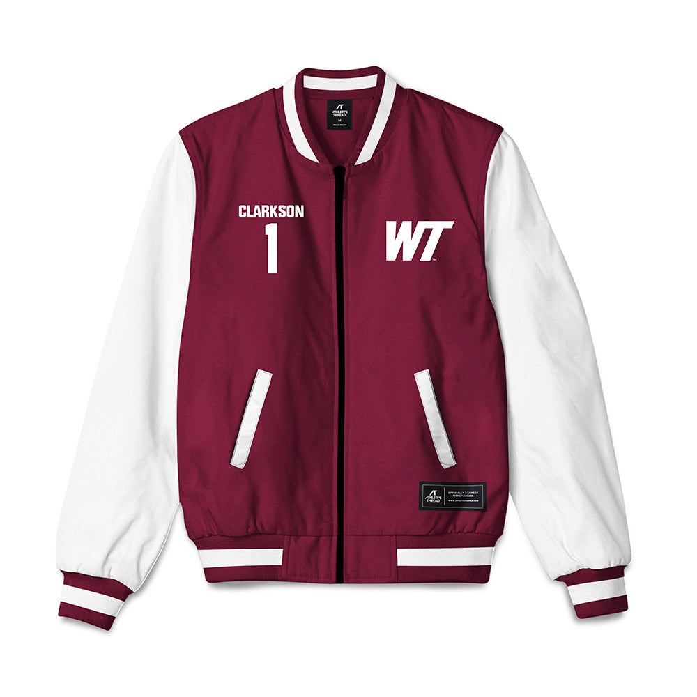 WTAMU - NCAA Football : Trace Clarkson - Bomber Jacket-0