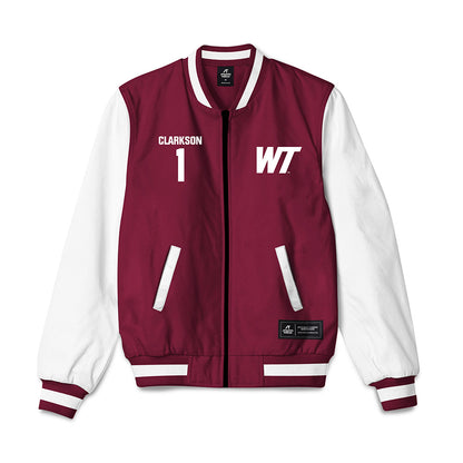 WTAMU - NCAA Football : Trace Clarkson - Bomber Jacket-0