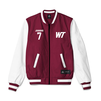 WTAMU - NCAA Softball : Brooke Janning - Bomber Jacket-0