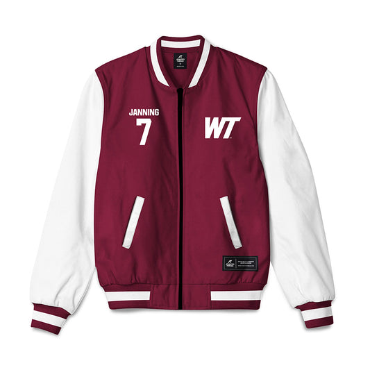 WTAMU - NCAA Softball : Brooke Janning - Bomber Jacket-0