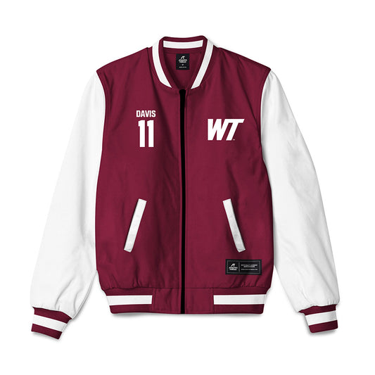 WTAMU - NCAA Men's Soccer : Djonte Davis - Bomber Jacket-0