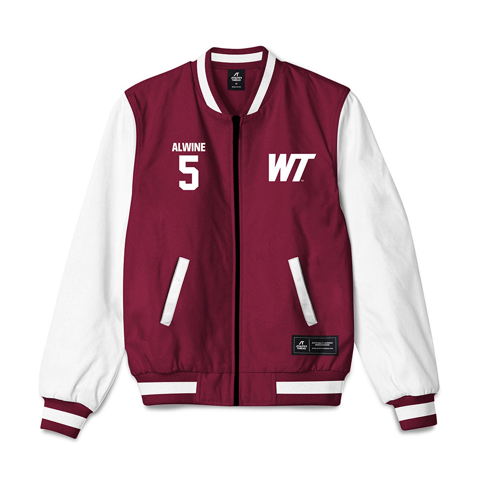 WTAMU - NCAA Baseball : Jake Alwine - Bomber Jacket-0
