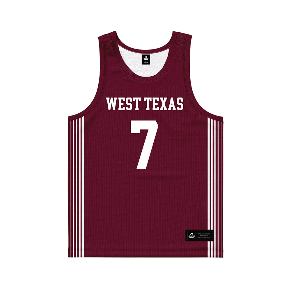 WTAMU - NCAA Men's Basketball : James Parlow Jr - Basketball Jersey-0