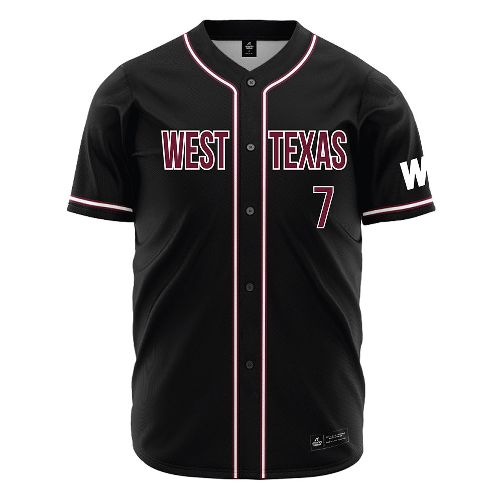 WTAMU - NCAA Softball : Brooke Janning - Black Jersey-0