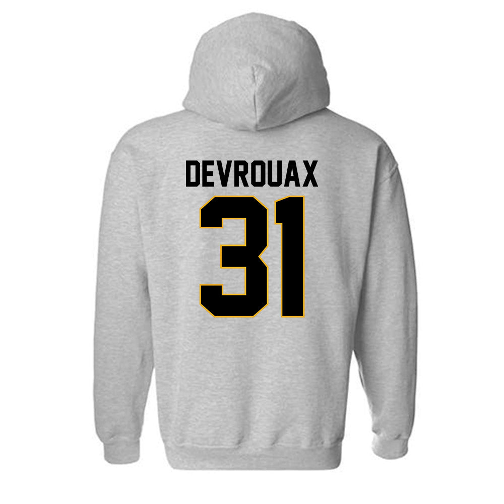 Missouri - NCAA Women's Soccer : Mia Devrouax - Classic Shersey Hooded Sweatshirt-1
