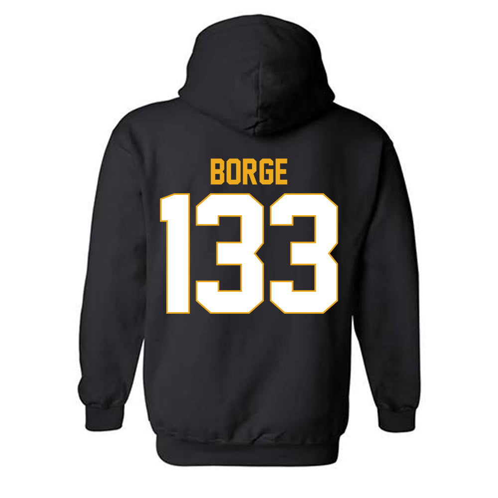Missouri - NCAA Wrestling : Zion Borge - Classic Shersey Hooded Sweatshirt-1