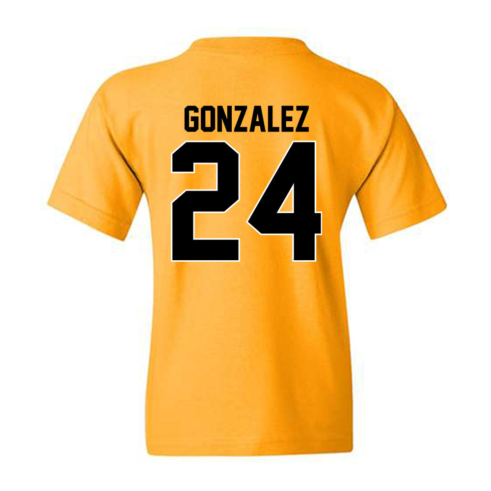 Missouri - NCAA Baseball : Keyler Gonzalez - Classic Shersey Youth T-Shirt-1