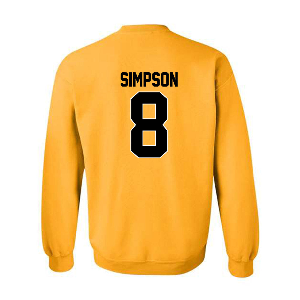 Missouri - NCAA Football : Donta Simpson - Classic Shersey Crewneck Sweatshirt-1