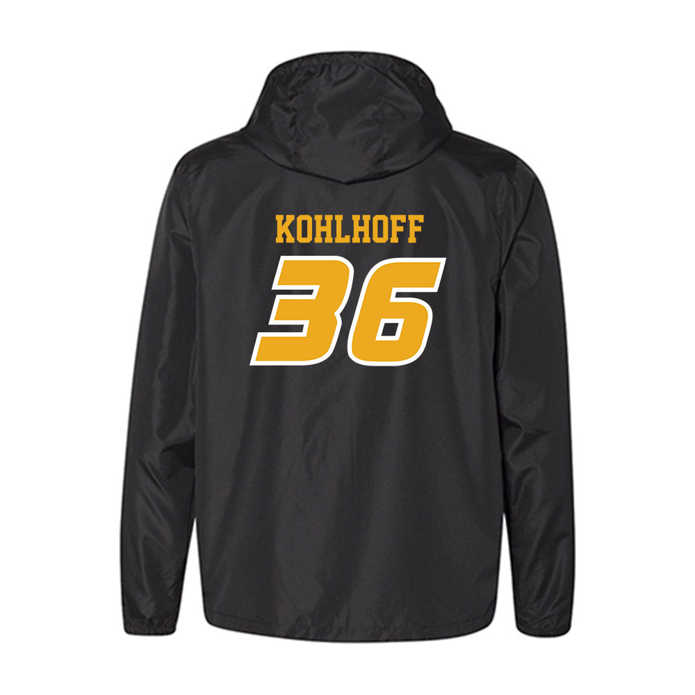 Missouri - NCAA Baseball : Keagen Kohlhoff - Windbreaker-1