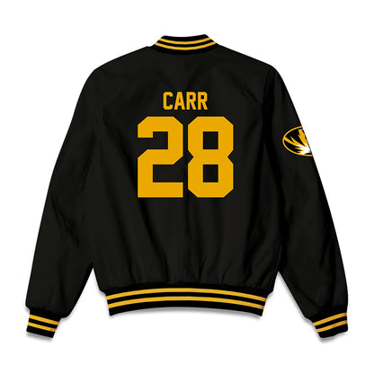 Missouri - NCAA Softball : Abby Carr - Bomber Jacket-1