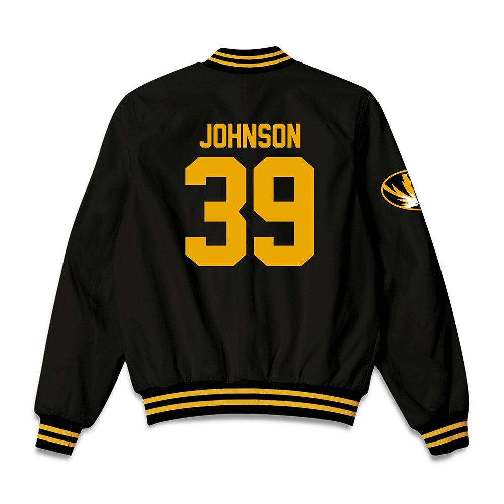 Missouri - NCAA Baseball : Ethan Johnson - Bomber Jacket-1